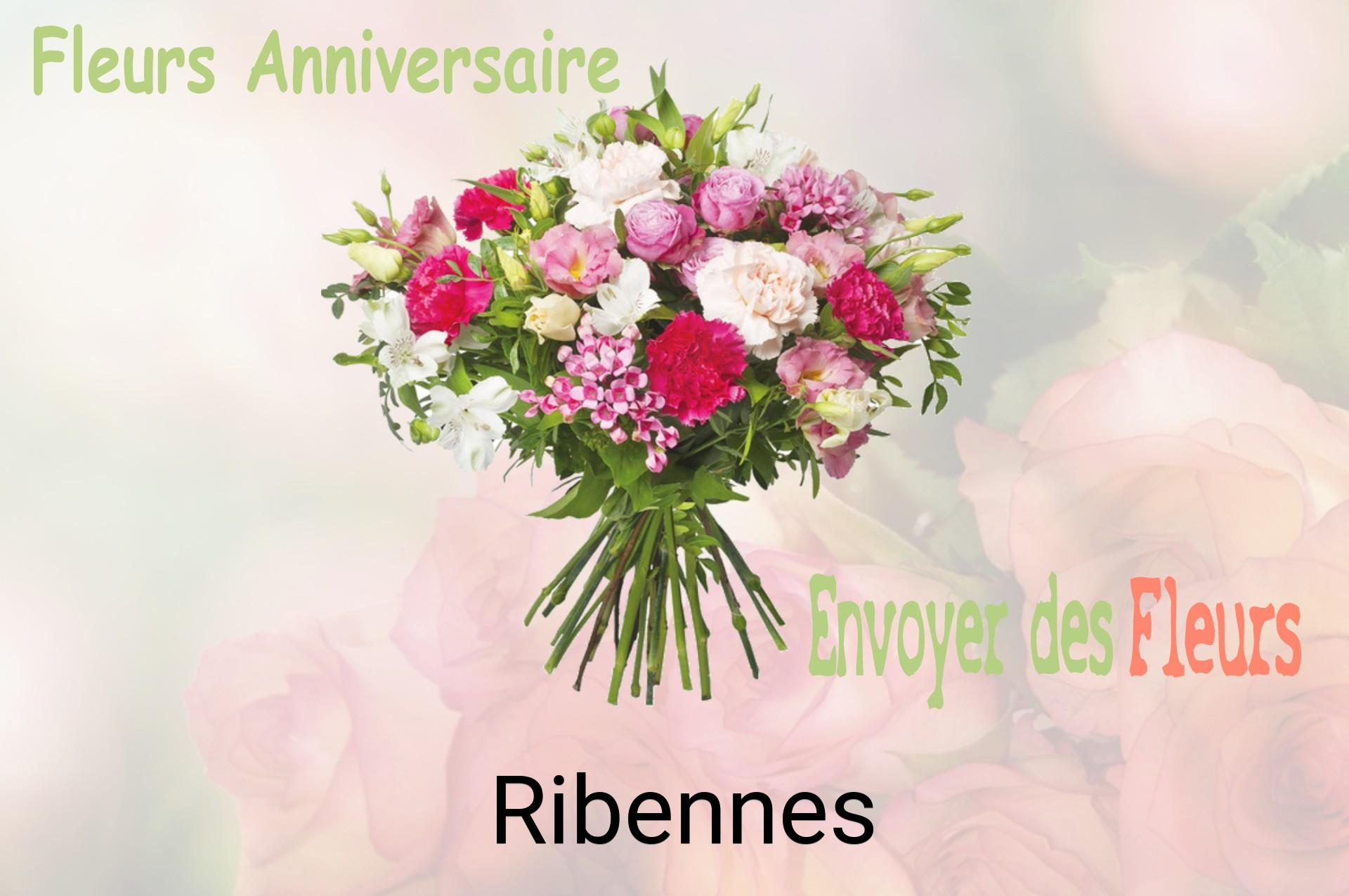 Bouquet de fleurs d’anniversaire livré à Ribennes